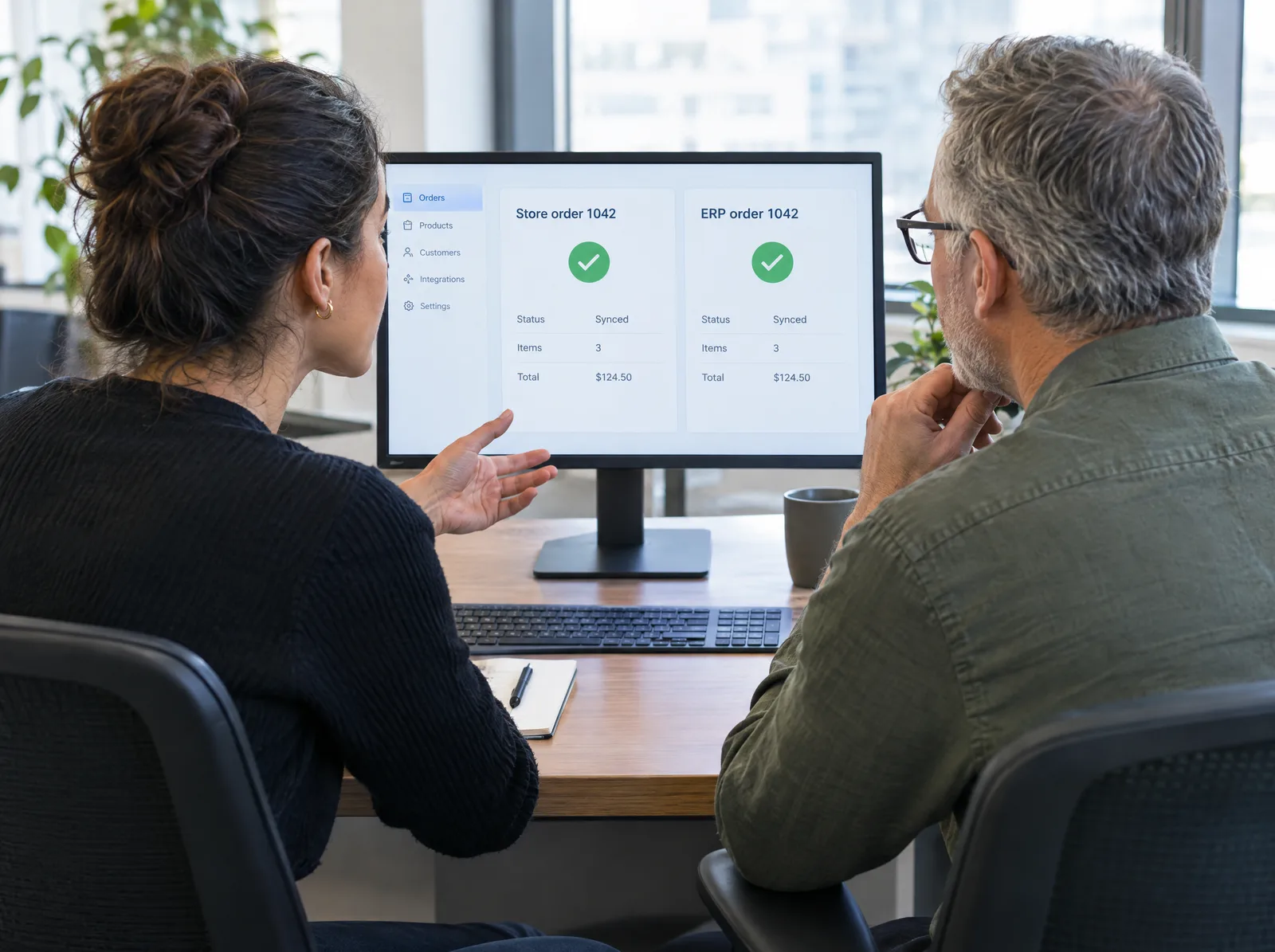 Developer and ERP engineer checking that an order reached the ERP after checkout Developer and ERP engineer checking that an order reached the ERP after checkout