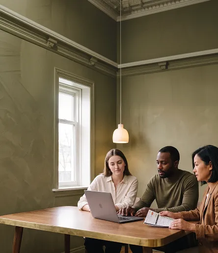 Small ecommerce team gathered around a laptop reviewing post-optimization Magento 2 admin Cache Management metrics Small ecommerce team gathered around a laptop reviewing post-optimization Magento 2 admin Cache Management metrics