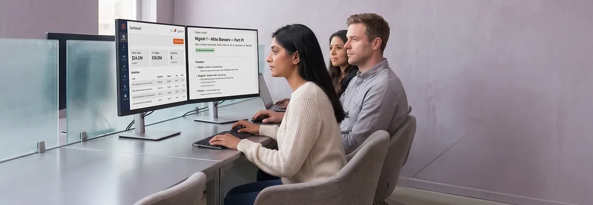 Ecommerce operations team mapping a Magento to Adobe Commerce migration on a wall of dashboards and runbooks Ecommerce operations team mapping a Magento to Adobe Commerce migration on a wall of dashboards and runbooks