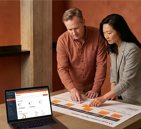 Close-up of an engineer annotating a product data mapping document during a Magento replatforming project Close-up of an engineer annotating a product data mapping document during a Magento replatforming project