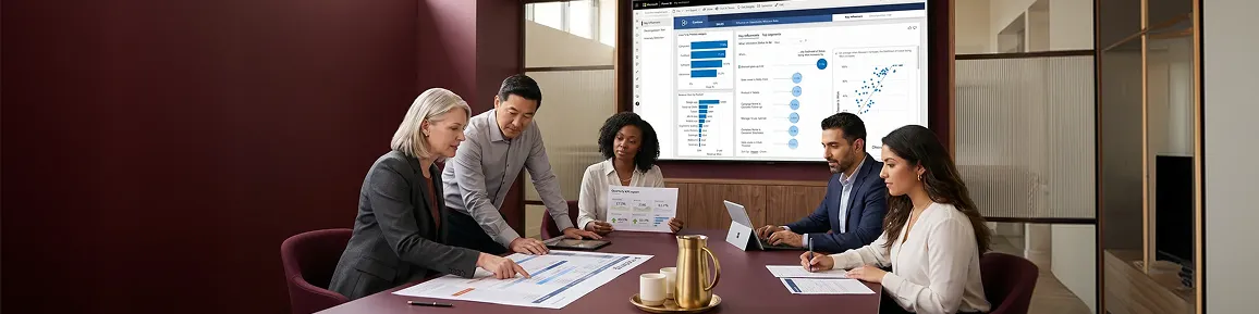 Enterprise AI project team beginning transformation engagement with clear strategic direction