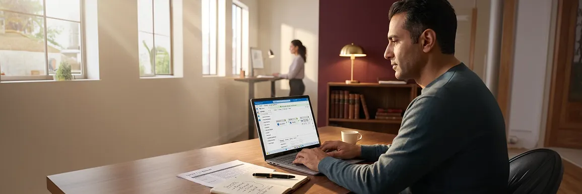 Senior data engineer at a warm walnut desk reviewing an Azure Data Factory AI data ingestion pipeline with all green-passing activities, beginning a data readiness sprint Senior data engineer at a warm walnut desk reviewing an Azure Data Factory AI data ingestion pipeline with all green-passing activities, beginning a data readiness sprint