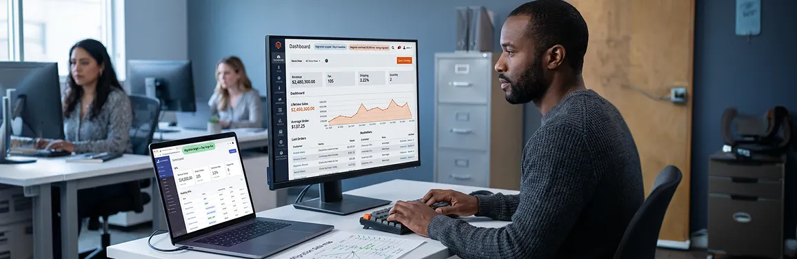 Developer managing Magento maintenance overhead Developer managing Magento maintenance overhead