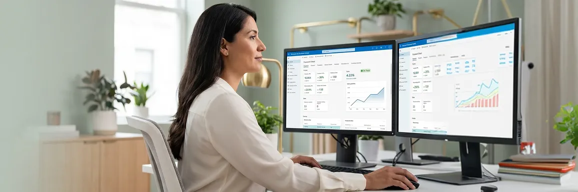 Operations lead at desk surrounded by email threads and custom scope documents, waiting for the Dynamics 365 project to start Operations lead at desk surrounded by email threads and custom scope documents, waiting for the Dynamics 365 project to start