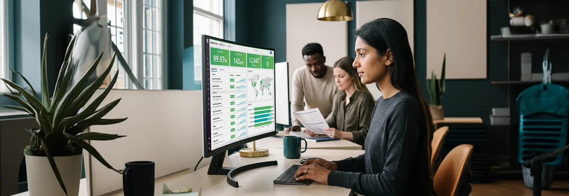 API integration team monitoring live dashboards API integration team monitoring live dashboards