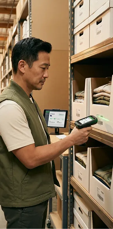 Integration engineers mapping order-to-fulfillment flow on glass wall in sprint room