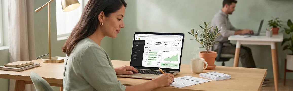 Operations team managing fragmented eBay orders across multiple disconnected systems before automation Operations team managing fragmented eBay orders across multiple disconnected systems before automation