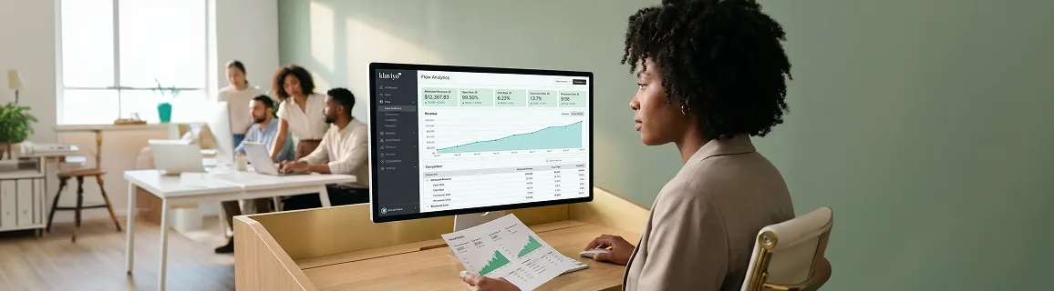 Ecommerce operator reviewing abandoned cart report showing revenue leakage