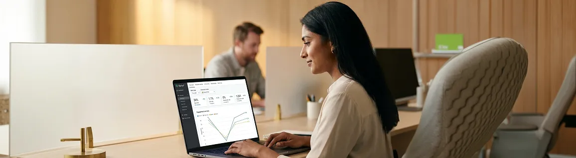 Retention analyst reviewing Klaviyo win-back flow performance metrics on dashboard Retention analyst reviewing Klaviyo win-back flow performance metrics on dashboard