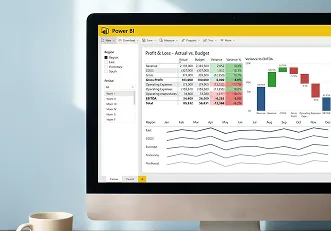 Power BI executive dashboard with revenue, margin and pipeline key performance indicators Power BI executive dashboard with revenue, margin and pipeline key performance indicators