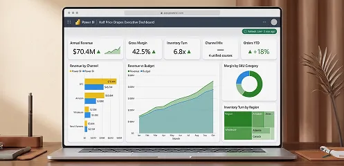 Power BI report developer profile portrait Power BI report developer profile portrait