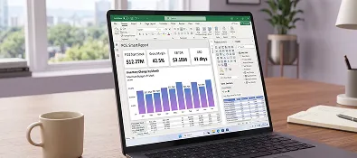 Sample Power BI financial profit and loss report