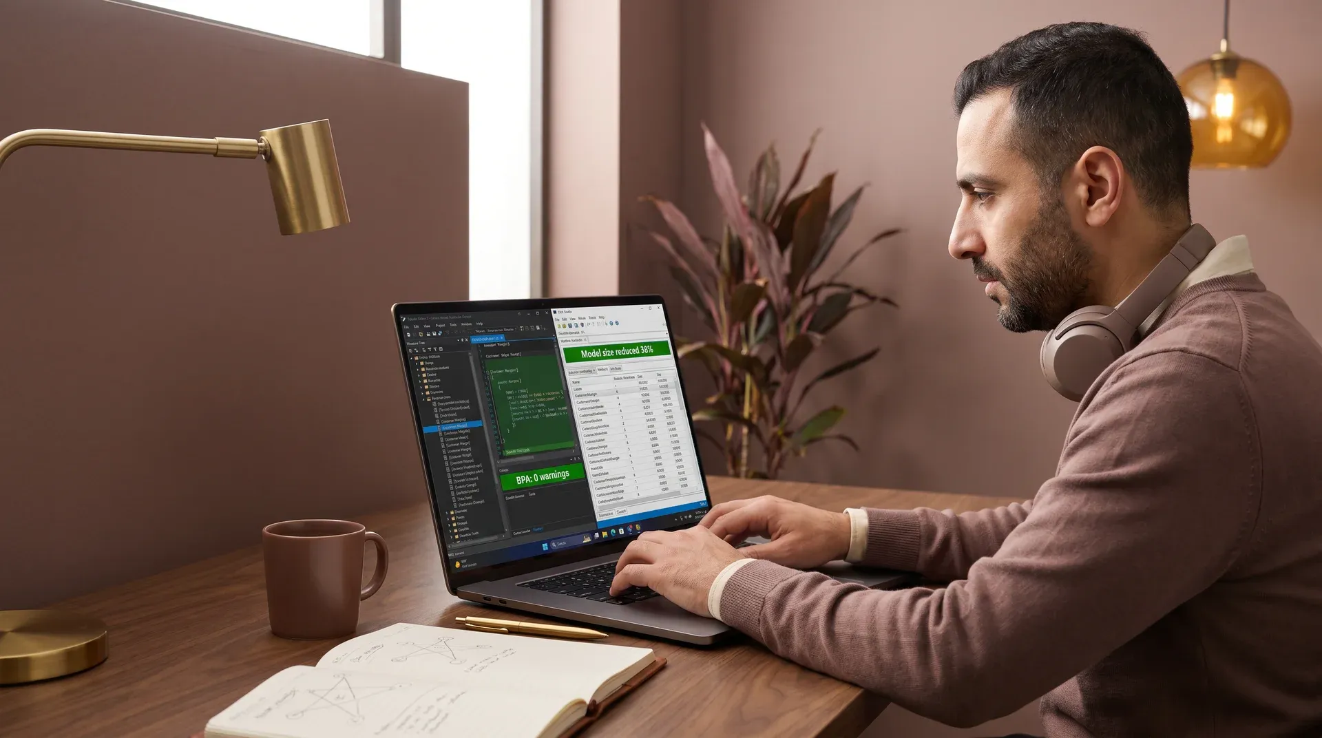 Senior engineer repairing a PBIX file in Tabular Editor Senior engineer repairing a PBIX file in Tabular Editor