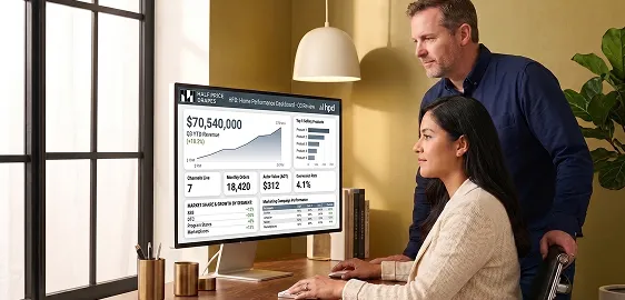 Operations and analytics team reviewing cross-platform revenue dashboard and business outcomes across channels Operations and analytics team reviewing cross-platform revenue dashboard and business outcomes across channels