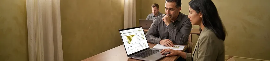 Business intelligence software showing multi-channel commerce analytics unified in one view Business intelligence software showing multi-channel commerce analytics unified in one view