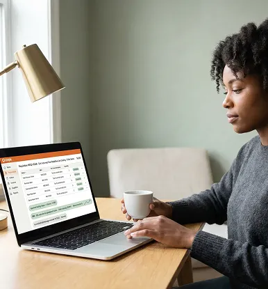 Ecommerce operations manager reviewing improved order management dashboard results after platform modernization Ecommerce operations manager reviewing improved order management dashboard results after platform modernization