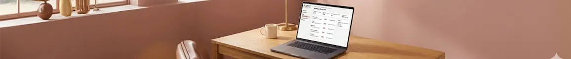 HR manager reviewing employee company store access rules and budget allocations on a laptop HR manager reviewing employee company store access rules and budget allocations on a laptop