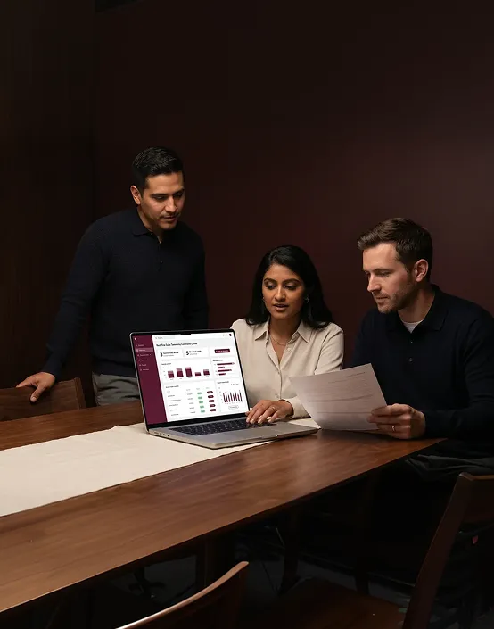 Product data manager reviewing taxonomy hierarchy classification on laptop Product data manager reviewing taxonomy hierarchy classification on laptop