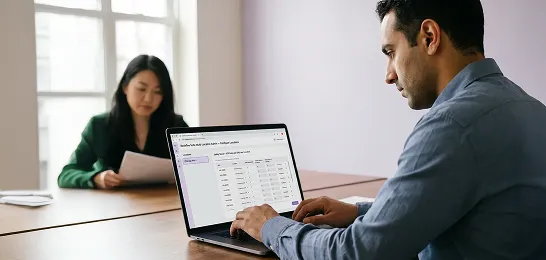 Operations team member configuring multi-location inventory rules in platform admin Operations team member configuring multi-location inventory rules in platform admin