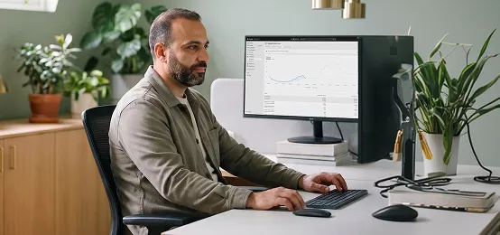 Redefine Shopify support specialist at workstation ready to assist with maintenance and service level agreement-backed response Redefine Shopify support specialist at workstation ready to assist with maintenance and service level agreement-backed response