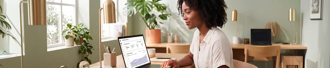 Ecommerce marketer reviewing connected Mailchimp campaign powered by Shopify purchase and behavioral data with revenue climbing Ecommerce marketer reviewing connected Mailchimp campaign powered by Shopify purchase and behavioral data with revenue climbing