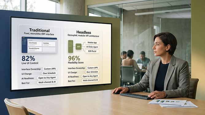 A simple matrix helping readers decide whether a traditional or headless ERP deployment fits their situation. A simple matrix helping readers decide whether a traditional or headless ERP deployment fits their situation.