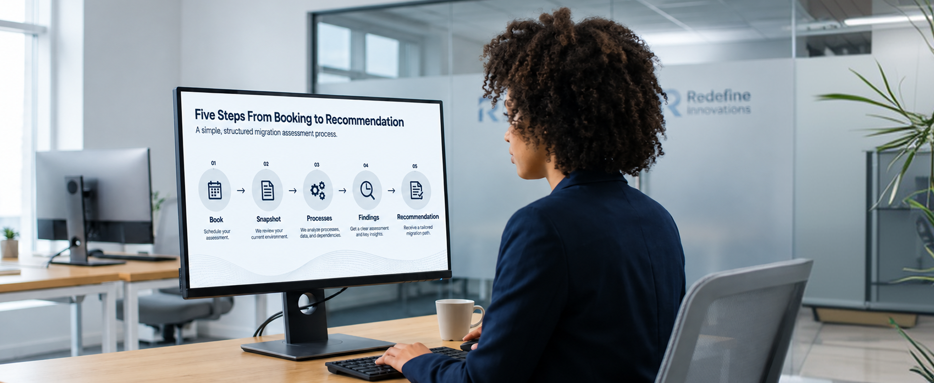 Five Steps From Booking to Recommendation Five-step Dynamics 365 migration assessment process from booking to recommendation